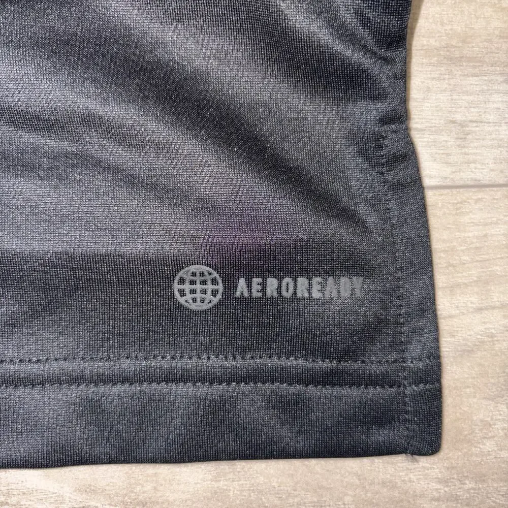 Adidas Men Stadium 1/4 Snap Aeroready Long Sleeve Sweater Mens Size XL Black